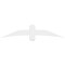 Ekena Millwork Bellingham Architectural Grade PVC Gable Bracket, 72"W x 15"H x 4"D x 6"F, 5/12 Pitch GBP072X15X0406BEL00 - alternate 5